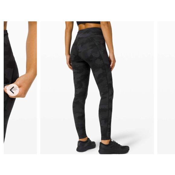 lululemon athletica Pants - Lululemon Swift Speed High-Rise Tight 28" camo size 10